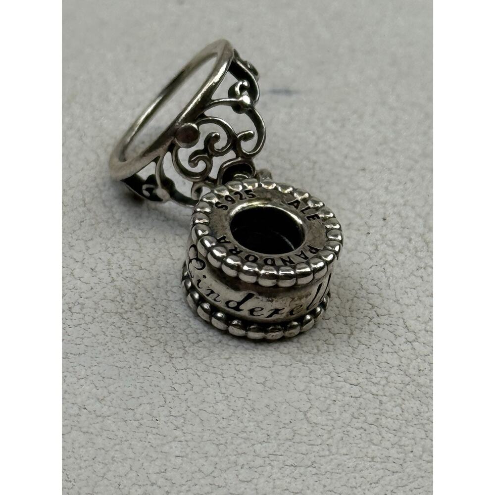 Pandora Sterling Silver Charm Cinderella Tiara Crown #791570 - Picture 5 of 6